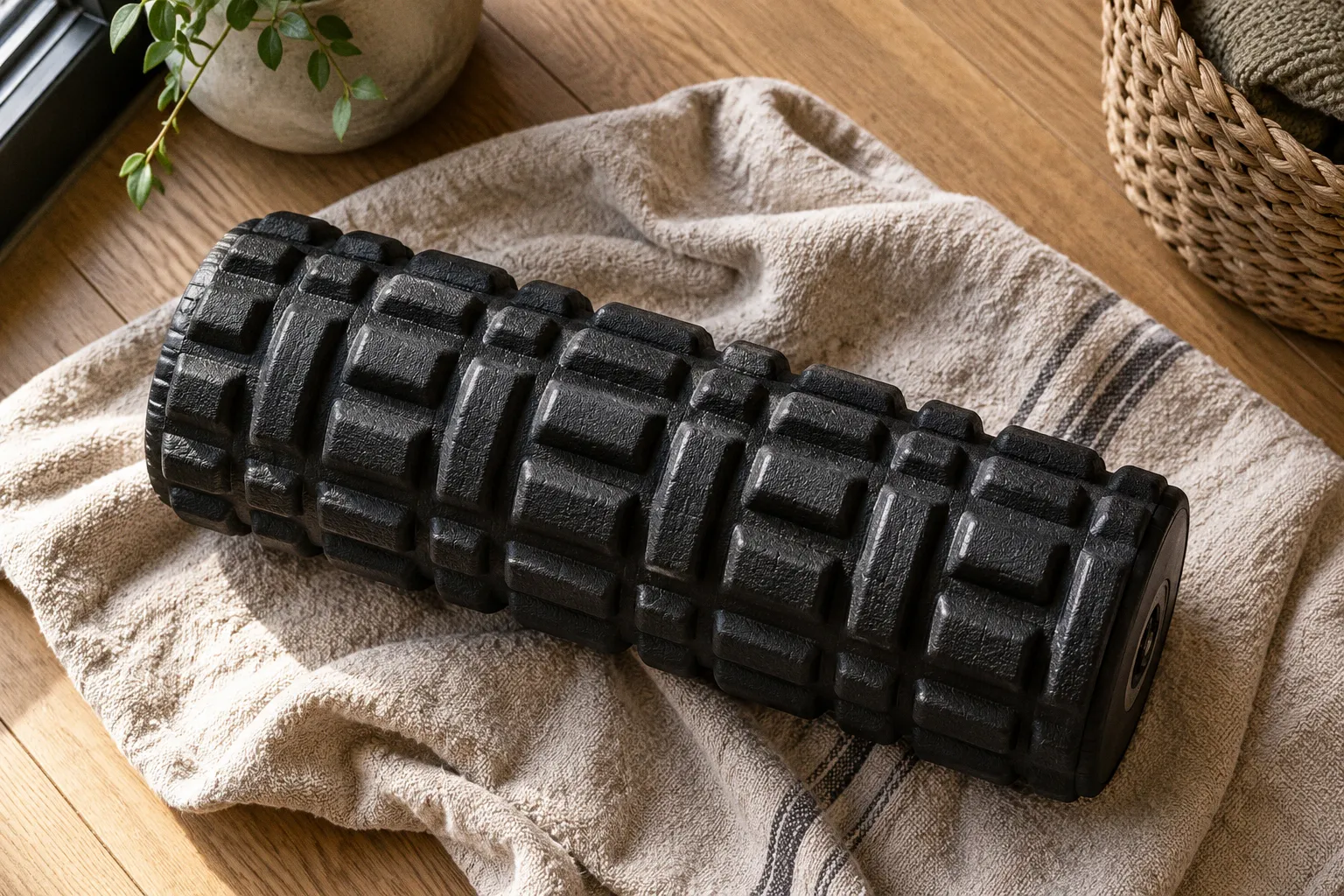 Rouleau de massage vibrant : transformations musculaires avant et après l'utilisation